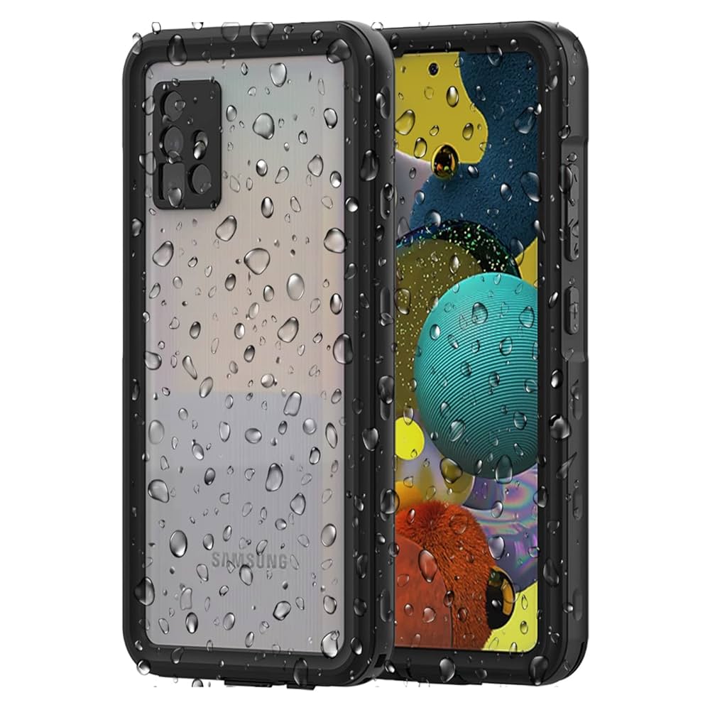 Galaxy A51 ブラック 画面保護・衝撃防止ケース付き 専用箱付き